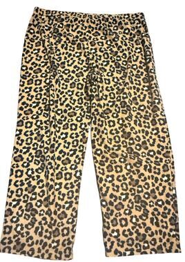 Secret Treasures Leopard Animal Print Fleece Pajama Pants, Plus Size 2X